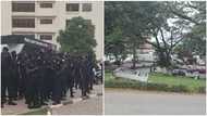 Heavy police presence at KNUST after violent clashes between Conti and Katanga