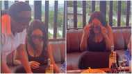 Ghanaian lady attempts to walk out of restaurant after seeing the bill in hilarious video