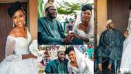 Man in wheelchair marries beautiful girlfriend; cries on wedding day (photos)