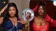 Bisa Kdei's wedding: Sista Afia goes viral as she slays like the bride in a magnificent white dress