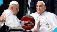 The Vatican releases upclose photos of Pope Francis lying in an open coffin, peeps react