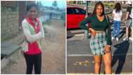 Many react as pretty lady shares photo of herself years ago and now she looks now