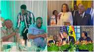 Beautiful videos drop as Despite, Asamoah Gyan, Zoomlion, others attend state dinner for US Veep Kamala Harris