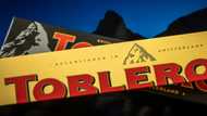 Matterhorn mountain melting away from Toblerone bars