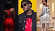 “What was he checking?” - Okyeame Kwame, others react as Medikal inspects Fella Makafui’s back in new video