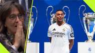 Kylian Mbappe: New Real Madrid forward's mother gets emotional during unveiling