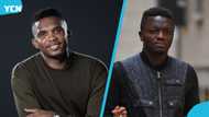 Iconic image: Eto'o shares viral Inter Milan moment with Sulley Muntari (photo)