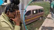 "He drove over the woman": Tears flow as 36-year-old mother of 2 killed after trotro driver loses control