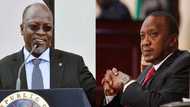 Kenyan president declares 7 days of national mourning after death of Tanzanian president