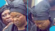 State Burial: Dr Sarpong’s widow weeps, recalls her last conversation with her late husband