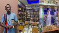 Lil Win unveils new library of his school, names it after Adom Kyei-Duah