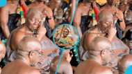 Otumfuo Osei Tutu II overwhelmed with emotions following Asantehemaa’s death, video breaks hearts