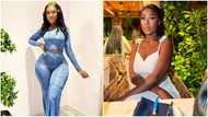 Hajia Bintu: Pretty TikToker Jams To Highlife Music In Light And Loose Nightwear