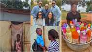 Woman raises over GHc4k to rent a room for Ghanaian mom living in kiosk with her son, photos emerge