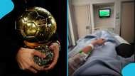 2-time Ballon d'Or winner shares worrying photo in hospital bed