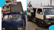 Ghanaian driver's innovative design on trotro takes over the internet