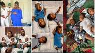 4 bundles of joy at once: Amazing lady gives birth to adorable quadruplets; many wowed as they congratulate her