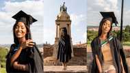 Brains and beauty: Lady celebrates as she earns law degree, graduation photos go viral