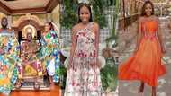 Otumfuo's pretty niece Princess Emily Victoria rocks a stunning floral dress and GH¢22,500 Chanel earrings