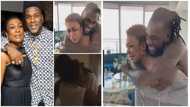 Lovely ideo drops as Burna Boy's mother carries him on her back as he celebrates 30th birthday