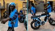 Ghanaian man who works as a dispatch rider opens up about his job: "I make GH¢2,000 a week"