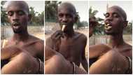 Black Sherif: Throwback Video Of Blacko Chewing Yam While With His Friends In Konongo Zongo Pops Up