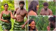 Ras Nene and Bernice Asare get Asamoah Gyan, Sonnie Badu and others laughing hard with Adam and Eve series