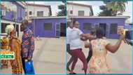 Husband, wife, and mother-in-law in a brawl at Nhyira FM after DNA showed he's not father of children