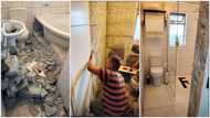 TikToker shows how she gave her bathroom a whole new look which impressed many