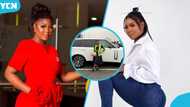 Salma Mumin says she paid for her new Range Rover and Tesla S cars, peeps react (Video)