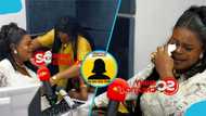 Oheneni Adazoa bids emotional farewell to Sompa FM after 4 years, video breaks hearts