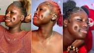 "Looks like pothole": Lady with very deep dimples causes stir as she flaunts facial beauty