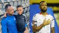 Jordan Ayew's son pops up; celebrates birthday 24 hours after Ghana's World Cup qualification
