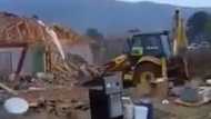 Video causes stir as wife demolishes marital home after marriage ended in tears
