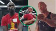 The Rock gifts homeless Zimbabwean wrestler Themba Gorimbo in emotional surprise video