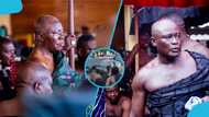 Otumfuo's destooled linguist allegedly slaps subject in anger after destoolment, video causes stir