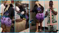 "Eeii Zion":Hajia Bintu gets Zionfelix and other bloggers drooling as she rocks hot pants to hug them, videos stir reactions