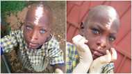 Meet captivating African mute kid with blue eyes and 'Avatar' scar on his forehead (photos)