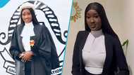 Brilliant lady becomes lawyer in two countries, friends and family congratulate her
