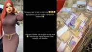 My married boyfriend gave me GHC300k, Bobrisky says as he flaunts bundles of cash on social media