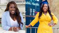 Pretty lady celebrates graduating from top university in Canada after migrating from Ghana