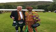 Scottish professor shares photos himself and Ghanaian wife - starts positive trend on social media