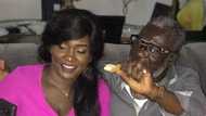 Ebony 'takes part' in dad's birthday party