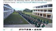 22 Wesley Girls Senior High School students caught in occult act