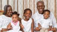 Photo of Amissah-Arthur playing with his adorable grandson breaks hearts of Ghanaians