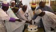 PHOTOS: Akufo-Addo, Bawumia storm Chief Imam's residence for his 99th birthday celebrations