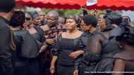Sad photos from one-week observance of Adwoa Safo's mum break hearts