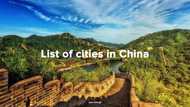 List of cities in China, size and population