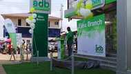 How many ADB branches are in Accra?