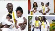 Meet the "new" biological children and partner of Nii Odartey Lamptey